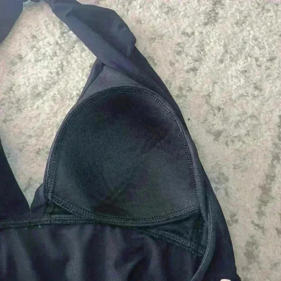 MagicSuit Womens Black Halter Padded Slimming Swimsuit L - Picture 9 of 15